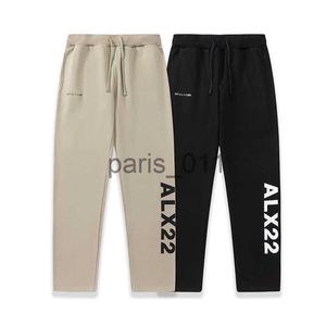 Calças masculinas plus size calças 2023ss sweatpants homens mulheres 1 qualidade carta impressão preto calças cáqui x1017