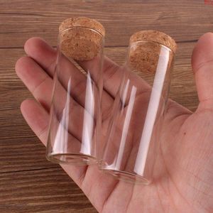 24pcs 30ml size 27*70mm Test Tube with Cork Stopper Spice Bottles Container Jars Vials DIY Craftgood qty Wbove