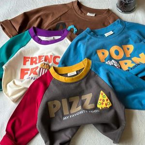 プルオーバー子供Tシャツ2023秋のTシャツ子供用長袖ガールズトップス男の子Tシャツ