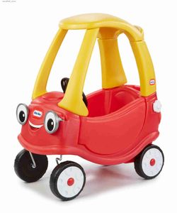 Bikes Ride-Onlar Little Tikes Cozy Coupe Ride-On Oyuncak Çocuklar ve Çocuklar-Klasik Kırmızı ve Sarı Araba Tasarımı Q231018