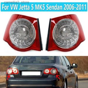 Car Tail Lights Car LED Rear Tail Light Lamp DRL Outer Left Right Side Fit For VW Jetta 5 MK5 Sendan 2006 2007 2008 2009 2010 2011 Q231017