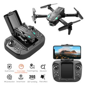 S128 RC Aircraft Mini Drone 4K HD Camera Evitamento degli ostacoli su tre lati Pressione dell'aria Altezza fissa Droni professionali pieghevoli Droni professionali Quadcopter Giocattoli