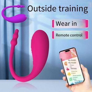 Brinquedos adultos sem fio bluetooth g ponto vibrador vibrador para mulheres app controle remoto usar vibratório ovo clit feminino calcinha sexo 231017