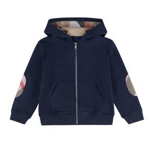 Frühling Herbst Baby Jungen Jacken Kinder Baumwolle Reißverschluss Mäntel Mode Kapuzenjacke Junge Outwear Kind Lässige Strickjacke Mantel 2-7 Jahre 4692223