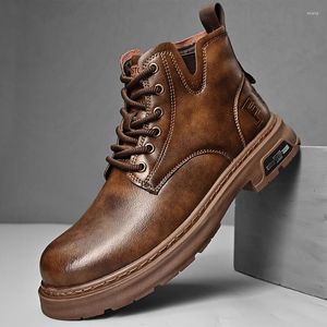 Men's 391 Motorcycle 2024 Boots Comfortable Men Outdoor Low Top Genuine Leather Fashion All-match Sneakers