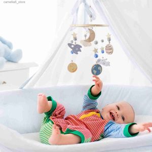 Mobiler# Let's Make Baby Rattles Toy Crib Mobile Rattles Toy 0-12 månader nyfödd klocka Crib Bell Rattles Musical Toy Gifts Baby Stuff Q231017