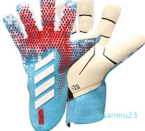 Storlek 710 Professionell Soocer målvakthandskar Black Goalie Football Luvas de Goleiro Man Training Latex