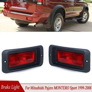 Bilens bakljus R-auto för Mitsubishi Pajero Montero Sport 1999-2008 Bil Lampa dimma Ljus Biltillbehör Bakre stötfångare Reflektor Ljus Q231017