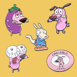 PC900 Cartoon Dog Enamel Pin Brooches Cartoon Metal Brooch Pins For Women Men Hat Bag Badge Collar Jewelry1241H