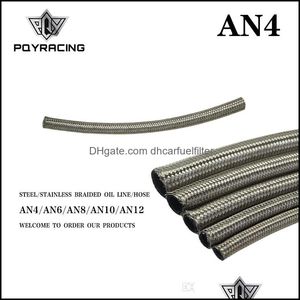 Fittings Pqy - An4 4An An-4 5.6Mm / 7/32 Id Stainless Steel Braided Fuel Oil Line Water Hose One Feet 0. Pqy7111-1 Automobiles Motorcy Dhzx4