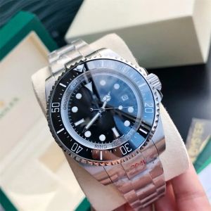 U1 Top-grade AAA+ Luxury Men Watch SEA-DWELLER Ceramic Bezel Pepsi Stanless Steel 116660 Automatic High Quality Sapphire Business Casual Mens Designer Wristwatch 151