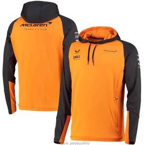 Herrtröjor tröjor 2022 för McLaren formel 1 racing hoodie bil fans f1 lag tröja tröja fleece full zip hålla varm softshell jackax6gi