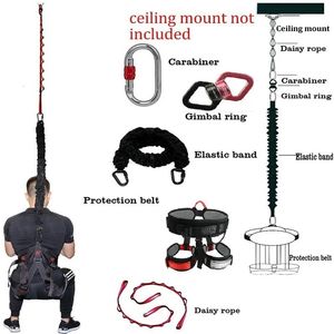 Fasce di resistenza Yoga Band Antenna Bungee Cord Air Dance Rope Esercizio Gravity Workout Set fitness 231016