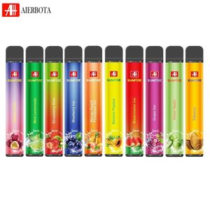 Original Sunfire TPD 700 Puffs Disposable Vape Pen E Cigarettes Vapers 2ml Prefilled Fruit Flavors 0mg 20mg 30mg 50mg 550mAh Battery One Time Pod Device by Aierbota