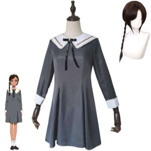 Cosplay Anime Wonder Egg Priority Neiru Aonuma Cosplay Costume Wig Loli Lolita Gray Dress Hallowen Carnival Party Role Play Suit