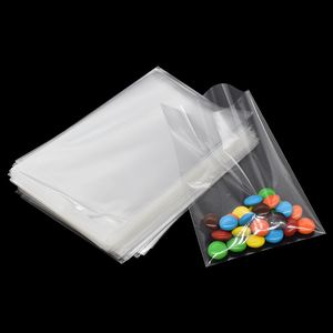 100pcs Przezroczyste plastikowe torby cukierki Lollipop Pakowanie
