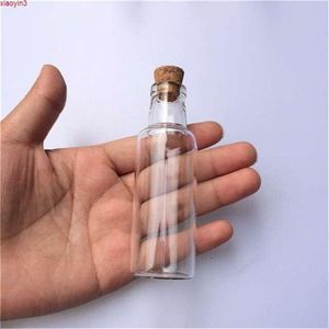 35 ml Klar transparenta glasflaskor med korkdriftflaska för bröllopssemester Dekoration Julpresent Burkar 24 st/Lothigh Quantity I Clch