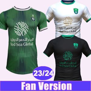 2023 2024 Al Ahli Saudi FIRMINO Mens Soccer Jerseys MAHREZ MENDY GABRI VEIGA IBANEZ Home Away 3rd Football Shirts Short Sleeve Uniforms