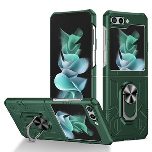 Capas de suporte de anel para Samsung Galaxy Z Flip 5 4 3 Fold S24 S23 FE 5G Telefone à prova de choque Capa com suporte giratório