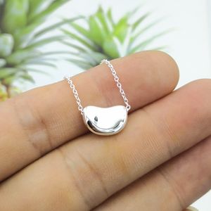 NUOVA collana in argento sterling 925 di lusso con ciondolo a forma di fagioli, collana in oro di marca di lusso, Elsas Preti, stilista, catena, girocollo, regalo di gioielli per le donne, amore T