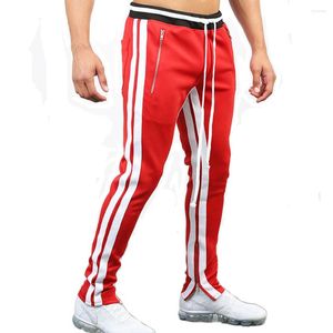 Calças masculinas dos homens hip hop ginásio magro correndo leggings corredores streetwear casual calças magras masculino treinamento treino de fitness sweatpants