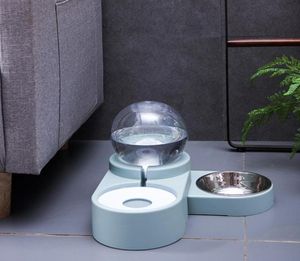 Automatic Pet Feeder Tableware Cat Dog Pot Bowl s Food For Medium Small Dispensers Fountain Y2009174666711