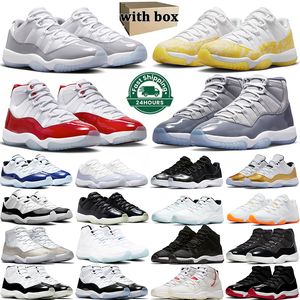 Jumpman 11 Basketbol Ayakkabı Çimento Serin Gri Kiraz 11s Ayakkabı Jubilee Saf Menekşe Hayvan İçgüdü Pantone Düşük Üniversite Mavi Erkekler Kadın Spor Eğitmenleri Boyut 36-47