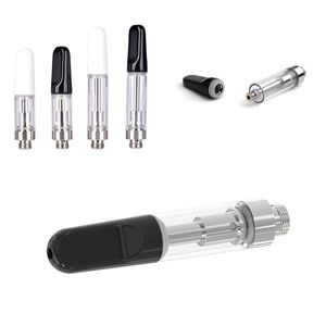 Factory Price Atomizer Vape Cartridge 0.5ml 1.0ml Empty Carts Ceramic Coil Oil Tank for Thick Oil Fit 510 Thread Battery Empty Vape