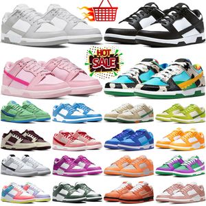 Designer Shoes Mens Women Lows White Black Panda Flat Sneakers Grey Fog Triple Pink Rose Whisper Medium Olive Ben And Jerry Men Sneaker 31