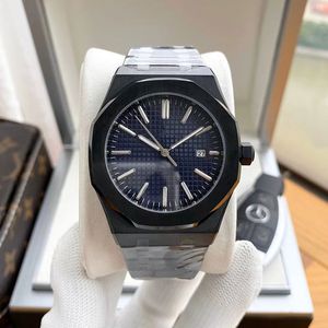 Hochwertige Top-Marke Audexxx Pigxxx Luxus-Herrenuhr Saphir-Silikonarmband Kalender-Armbanduhr Automatische hohle Designer-Bewegung Mannuhren Montre-Geschenk