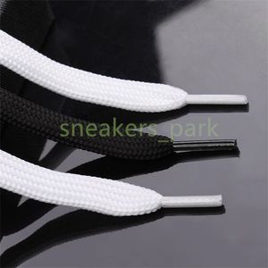 New 2 color shoes laces mens sneakers speed trainer black white womens sports trainers Sneakers lace