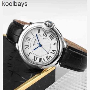 Wrist Cart Designer Classic Ladies Sport Wristwatches Men Bleu Luxury Women Ballon مشاهدة نفس النوع الشهيرة أنثى أصيلة من الجلد الحقيقي غير الميكانيكي ZZKC