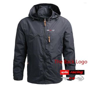 Hoodies masculinos Aprilia Racing RSV4 2023 Homens Primavera e Outono Clássico Confortável Casual Simplicidade Impressão Quatro Cores Trench Coat Top