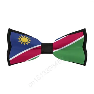 Bow Ties Polyester Namibia Flag Bowtie For Men Fashion Casual Men's Cravat Neckwear Wedding Party Suits Tie