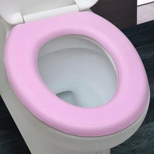 Toilettensitzbezüge, vier Jahreszeiten, Eva-Bezug, wasserabweisend, weiche Toilettenmatte, Badezimmer-Pad, O V, U-förmiges Bidet