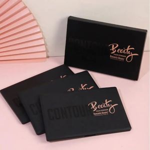 Corretivo beleza romântica 6 cores rosto iluminador blush paleta de maquiagem iluminador contorno em pó ouro bronzer 231016