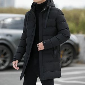 Homens para baixo Parkas Jaquetas de Inverno Homens Com Capuz Casual Longo Mais Grosso Quente Masculino Outwear Casacos Slim Fit Tamanho 4XL Fewrtg 231017