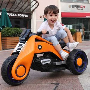 Bikes Ride-Ons Doki Children's Electric Motorcycles For Boys And Girls Can Sit On Children's Toy Cars Tricycle Hurricane New 2023 Drop Shopping Q231017