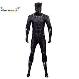 Halloween carnaval super-herói pantera challa traje impressão 3d macacão rei preto terno elastano zentai suitanime trajes