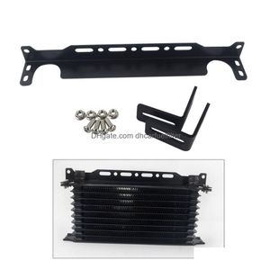 Trust Type Engine Oil Cooler Mounting Bracket Kit 2Mm Thickness Aluminum Pqy-02 Drop Delivery