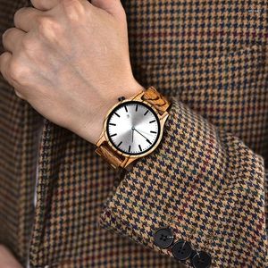 Наручные часы DODO DEER деревянные мужские часы ручной работы японские кварцевые водонепроницаемые деревянные зебры мужские с дисплеем даты подарок для него