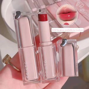 Lipstick Mirror Solid Lip Glaze Wodoodporny połysk warg Wodoodporny trwałe przezroczysta galaretka pomadkowa pomadka kosmetyczna Makeup Tint Cosmetics 231016