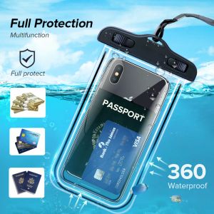 Universal Waterproof Telefle Cage Swimming Mobile Phone Bag Cover do Samsung S10 S9 dla iPhone'a 13 12 11 XS Max 8 7 6 6s plus 12 LL