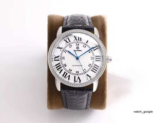 남성 자동 비즈니스 시계 다이아몬드 모자이크는 결코 간단하고 관대합니다.