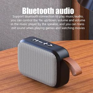 Alto-falantes portáteis Universal Wireless Bluetooth Speaker Mini Subwoofer Suporte TF Card Radio Player Esportes ao ar livre Áudio 16GB 231017