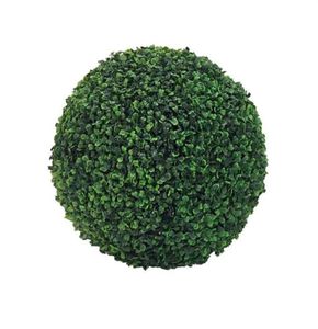 Decorative Flowers Wreaths 2840cm Artificial Plant Topiary Ball Faux Boxwood Balls For Backyard balcony garden wedding Decor 387741674977