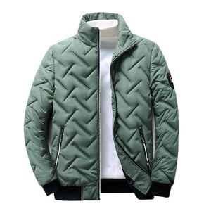 Jaqueta de outono e inverno para baixo jaqueta de marca masculina com zíper macio jaqueta de algodão com zíper para baixo outono tamanho M-5XL