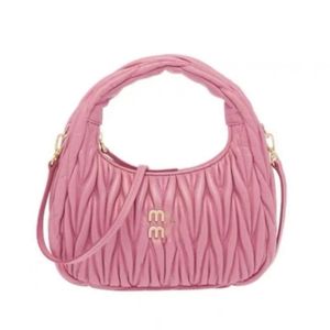 Kvällspåsar Kvinnors designer äkta Wander Matelasse Underarm Hobo Luxury med axelväska Tygväska Handväska Rem Clutch Purses Crossbody Bags Fashionbags688