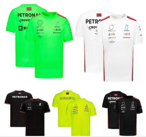 Camiseta de corrida F1 equipe de verão de manga curta personalização do mesmo estilo