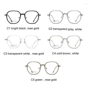 Sonnenbrille 2023 Stil Großer Rahmen Licht Bequem Tr90 Titan Männer Frauen Optische Brillengestelle Mode Plain